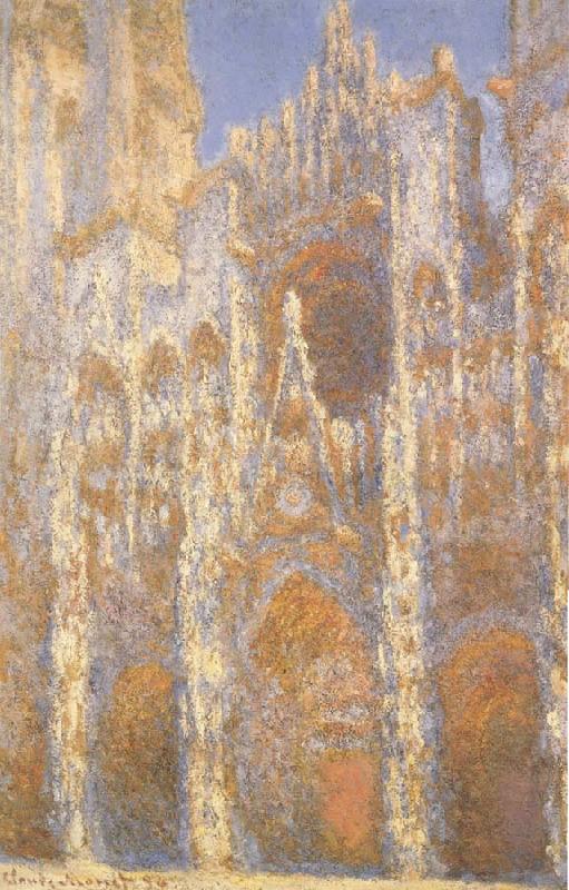 Claude Monet La Cathedrale de Rouen au Crepuscule France oil painting art